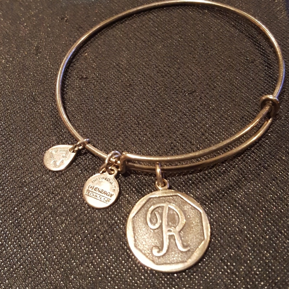 Alex and Ani R Gold Toned Bangle